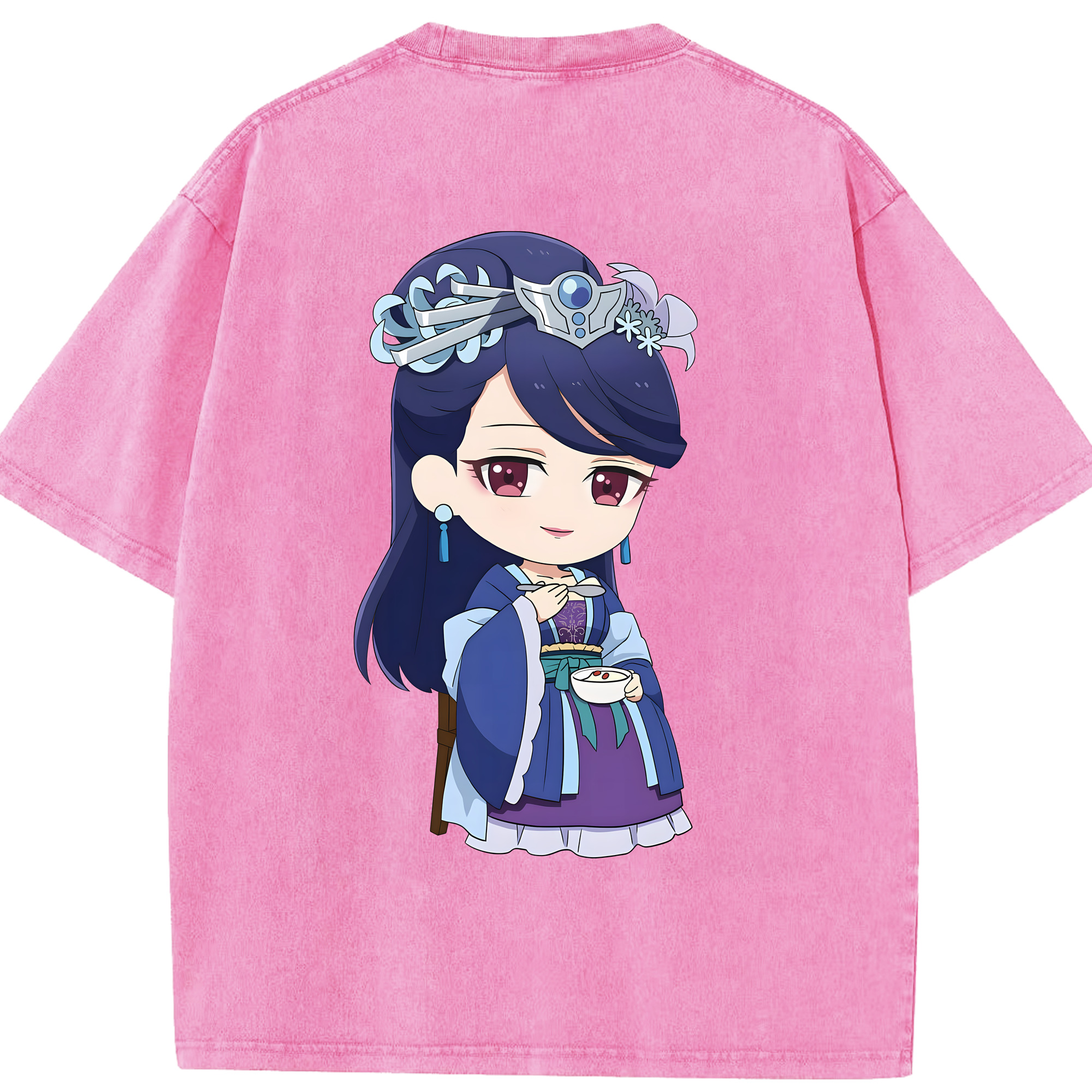 （画像用） 薬屋のひとりごと The Apothecary Diaries 綿100% ヴィンテージ風 半袖Tシャツ（背面プリント）